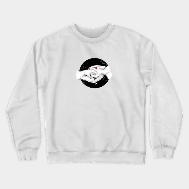 hands Crewneck Sweatshirt by MOKO